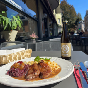 Amboss Bier im «Bistro & Bar Escoffier»