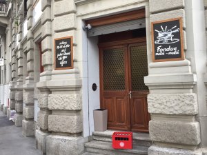 Amboss Bier im Fribourger Fonduestübli