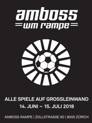 Fussball in der Rampe